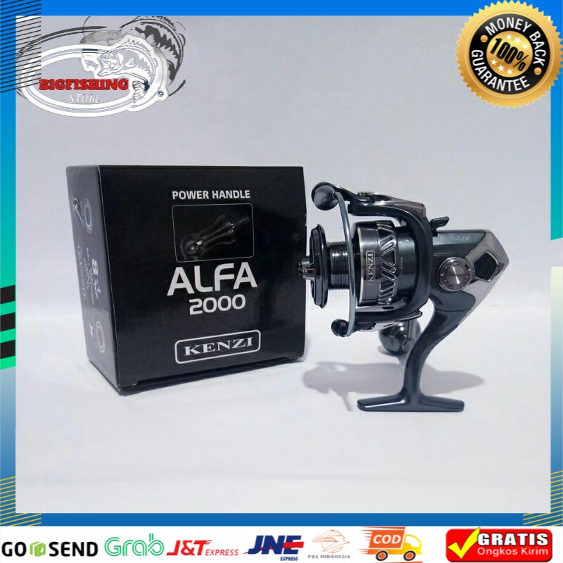 Reel Kenzi Alfa 2000 (Power Handle)