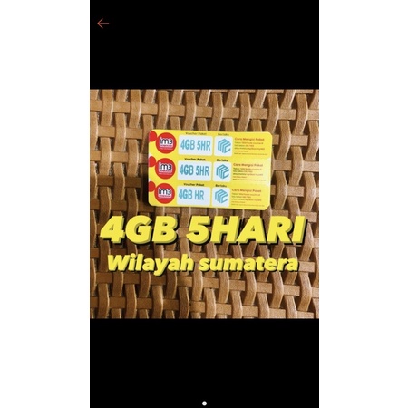 voucher Im3 indosatooredo 4Gb