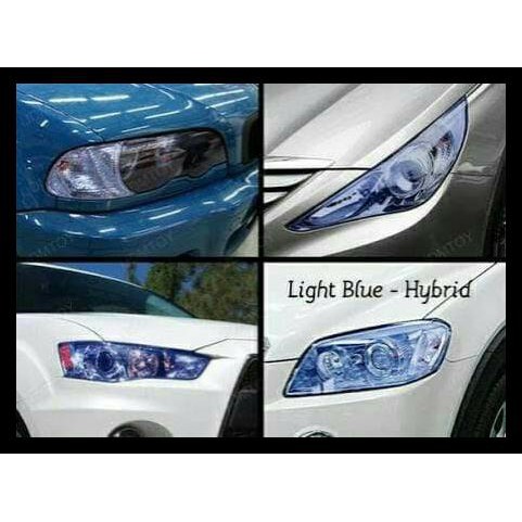 

TERLARIS! sticker headlamp blue hybrid per lembar 30cm x 50cm