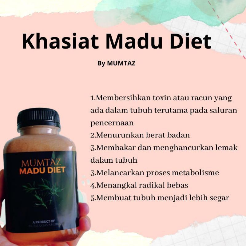 

Mumtaz madu Java hills honey || madu diet kemasan 300 gram