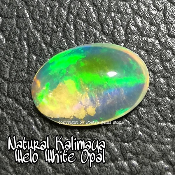 NATURAL BATU PERMATA KALIMAYA WHITE OPAL WELO lst 04