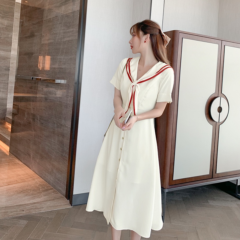 【Rozen】 Korean Vintage Summer Midi Dress 7326