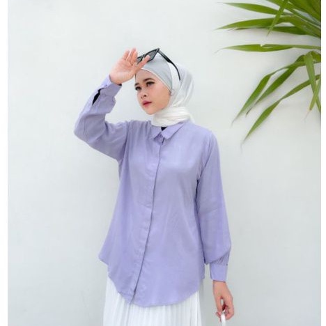 Key Blouse Kemeja Rayon // Kemeja Basic // Kemeja kantor