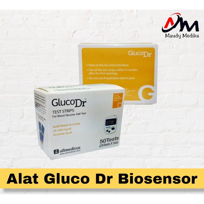 Jual Strip Gluco Dr Biosensor Strip Gula Biosensor Gluco Dr | Shopee ...