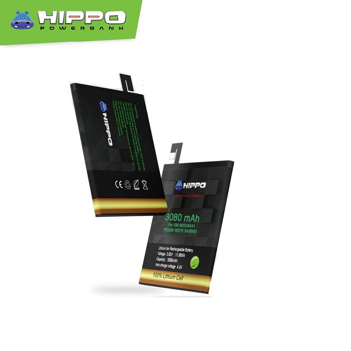 BN 31 Hippo Baterai batere battery  Xiaomi Mi 5X / MI A1 / Redmi Note 5A 3080 mAh (BN31)