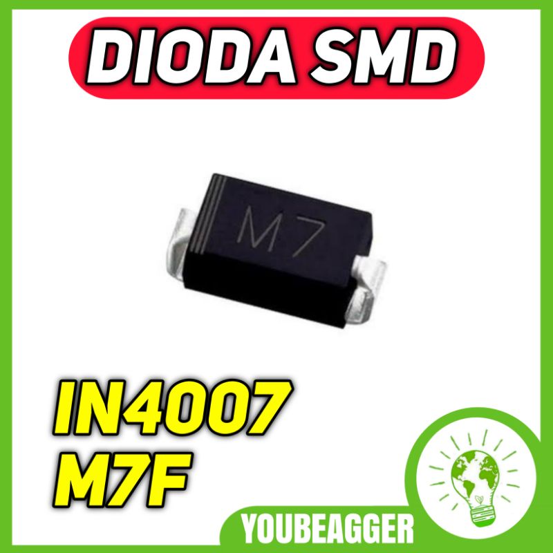 Dioda 1n4007f M7F SMD