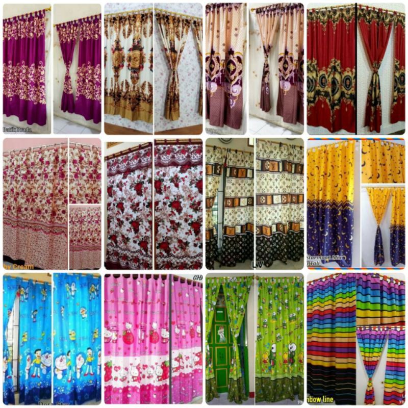 GORDEN PINTU KARAKTER MURAH KAMAR TIDUR | HORDENG TIRAI PINTU KAMAR TIDUR KARAKTER DORAEMON GRATIS O