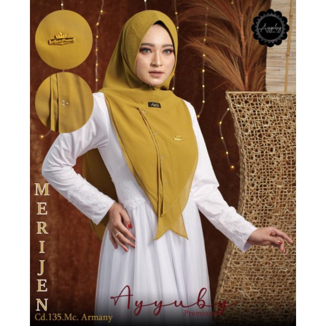 ✤KAWAII✤ HIJAB PRIUM AYYUBY MERIJEN CERUTY PREMIUM