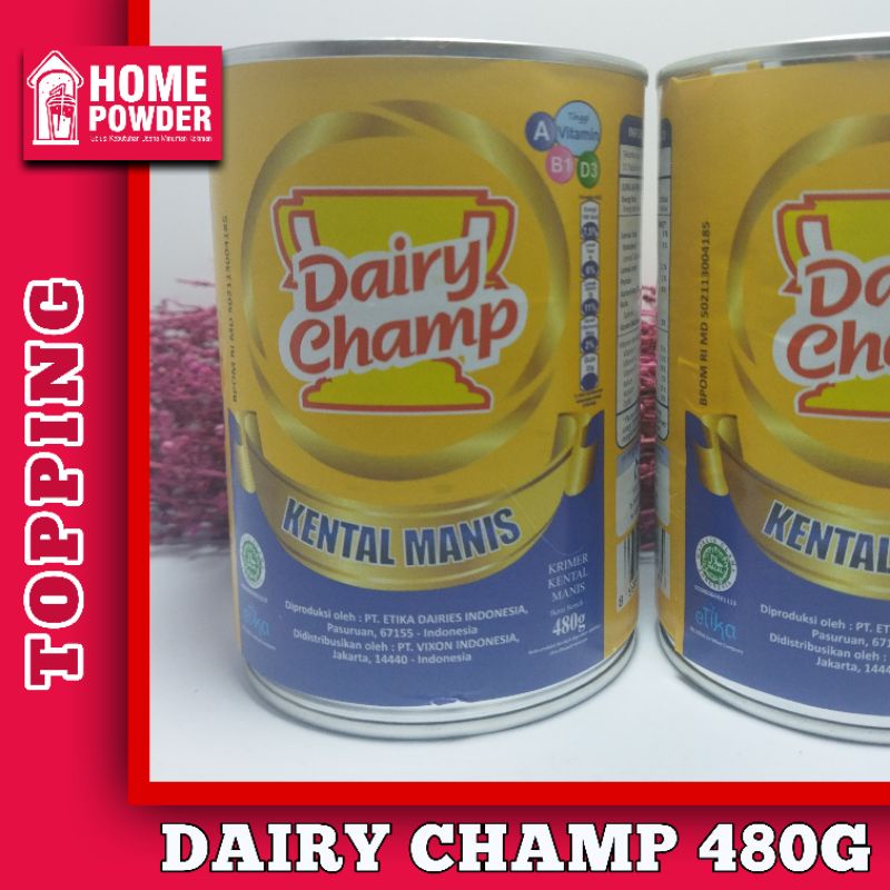 

Susu Kreamer Kental Manis Dairy Champ 480gr Termurah