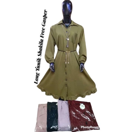 Long Tunik syakila free gesper