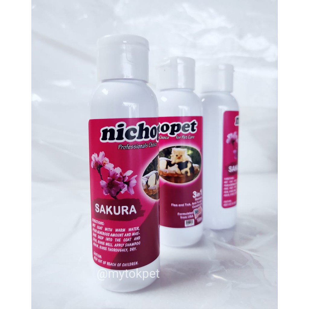 Shampoo Kucing 3in1 NICHOPET 100ML