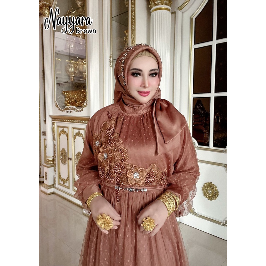 GAMIS KONDANGAN NAYYARA DRESS PESTA KONDANGAN