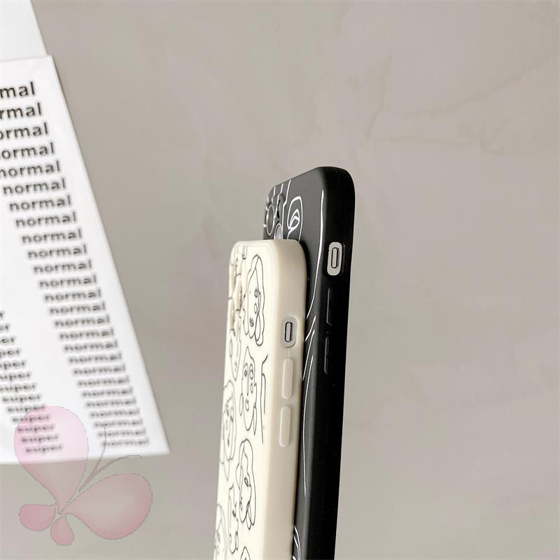 Casing Silikon Tpu Iphone 6 6s 7 8 Plus 7plus 8plus 11 12 X Xr Xs Max Se 2020 12 11 Pro Max Motif Wajah Manusia