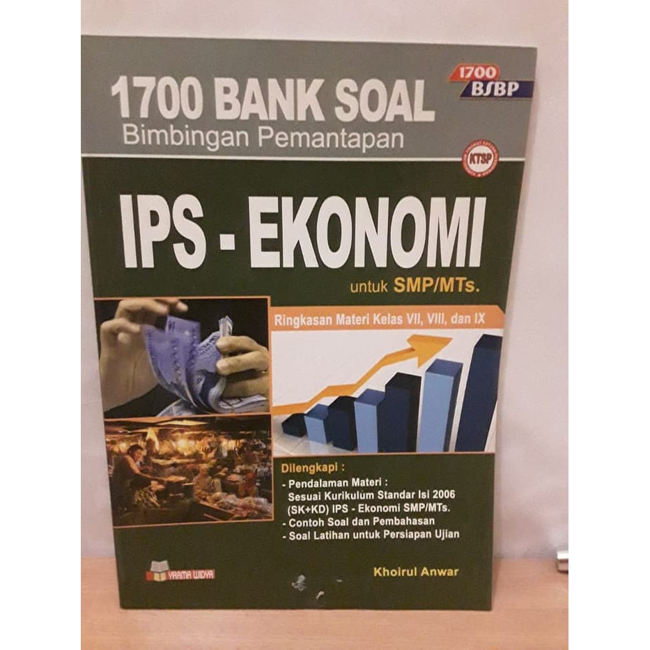 BUKU SOAL SMP/MTs 1700 BANK SOAL  IPS-EKONOMI SMP/MTs