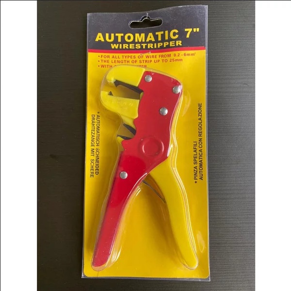 Tang Kupas dan Potong Kabel Ukuran 7 Inch Wire Stripper Automatic