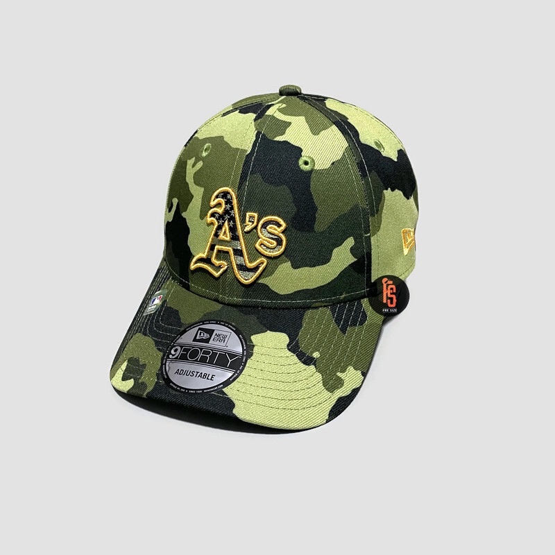 TOPI NEW ERA ORIGINAL MLB 22 ARMED OAKLAND ATHLETICS CAMO