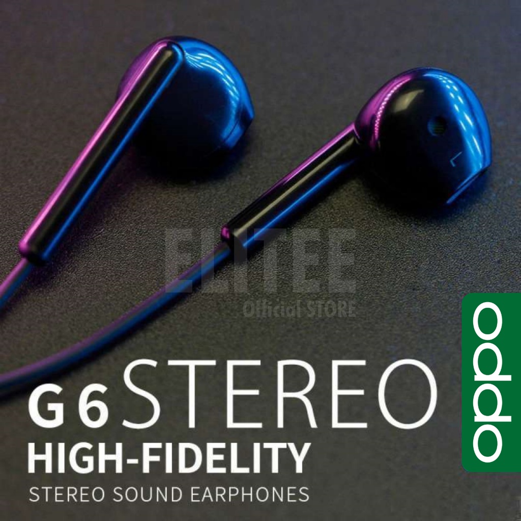 ELITEE Half Ear Earphone Black Limited Edition Headset OPPO MH150 Black