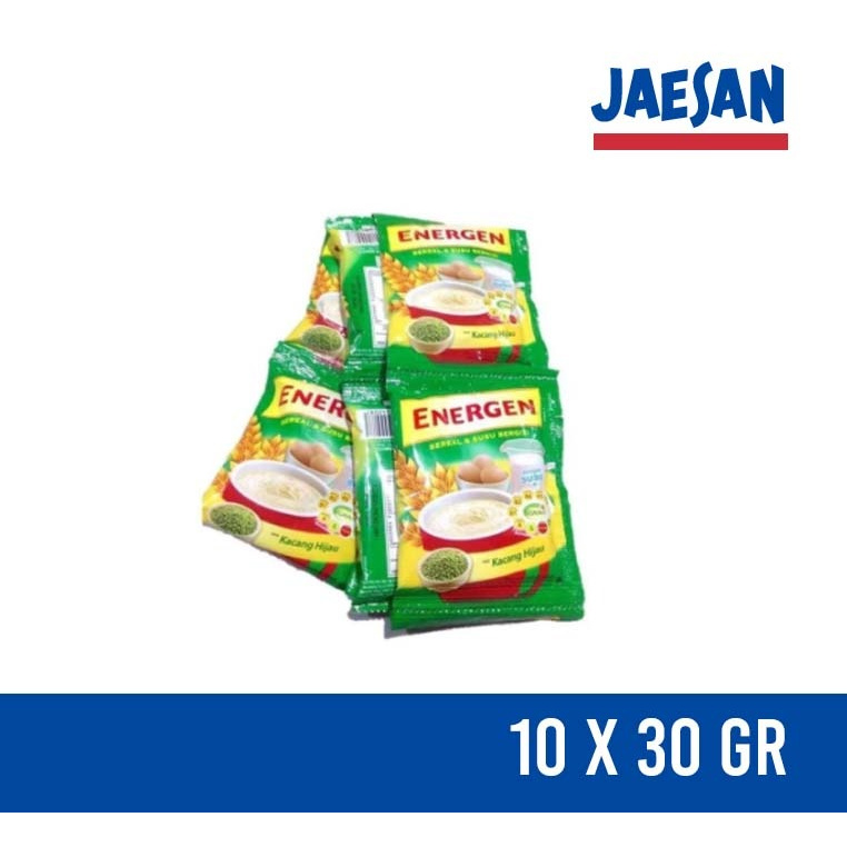 

Energen kacang hijau sereal renceng 10 x 30 gr