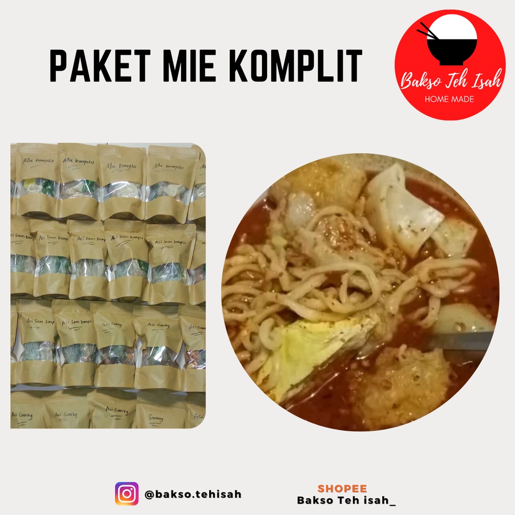 

Baso Mie Komplit (Home Made)