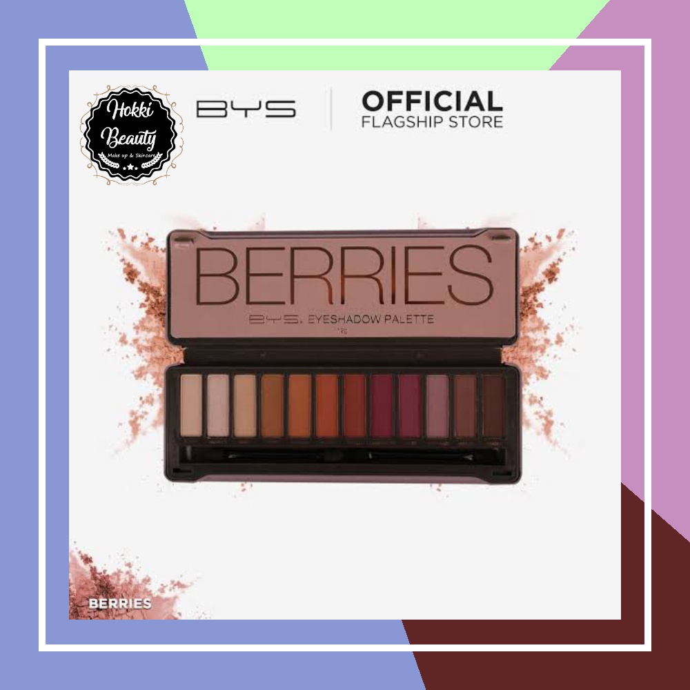 BYS Smokey &amp; Berries Eyeshadow 12 Palette