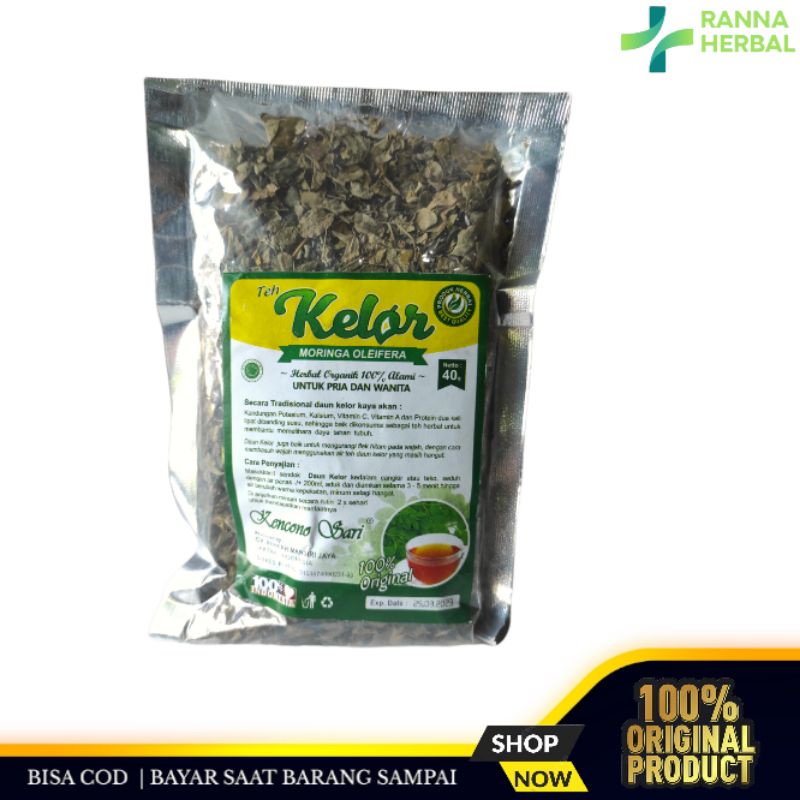 

Teh Seduh Daun Kelor | Teh Curah Kelor Kencono Sari | Teh Daun Kelor Moringa Asli Original