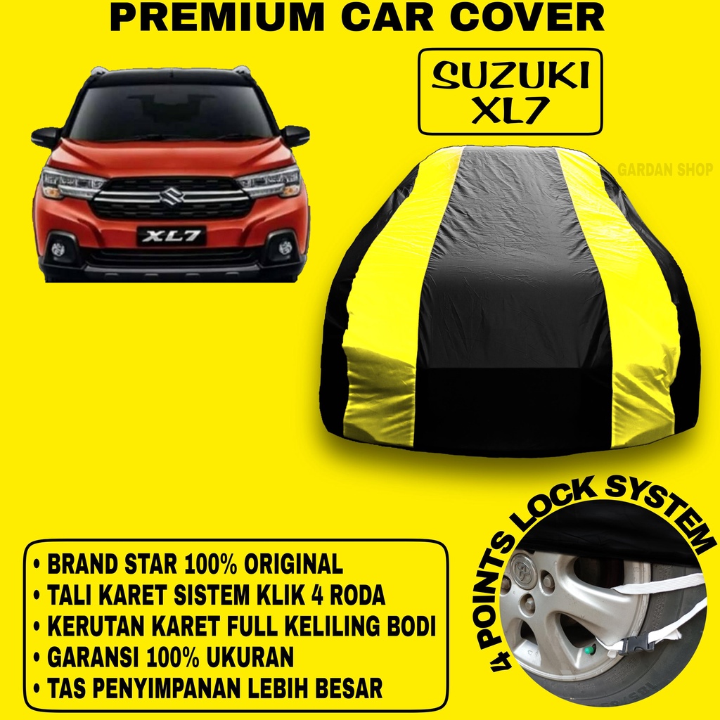Body Cover SUZUKI XL7 Sarung Strip KUNING Penutup Pelindung Bodi Mobil Suzuki Xl7 PREMIUM