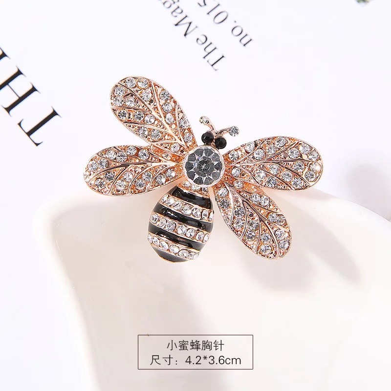 Ins Kepribadian Shiny Bros Berlian Imitasi Rusa Merak Bros Mutiara Unisex Bros Aksesoris indah-6#