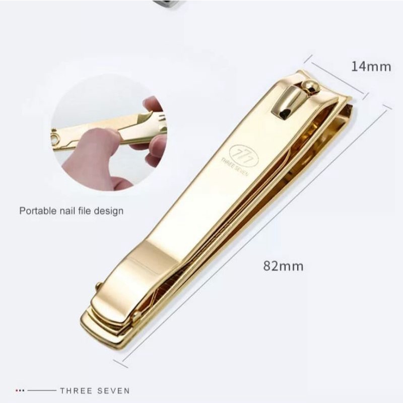 ORIGINAL 777 Gunting Kuku L Large-Size N-211 | THREE SEVEN Nail Clipper Pedicure Made In Korea