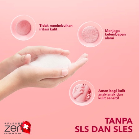 Zen Antibacterial Sabun Cair Shiso Refill 400ml / 900ml | Body Wash / Cleanser