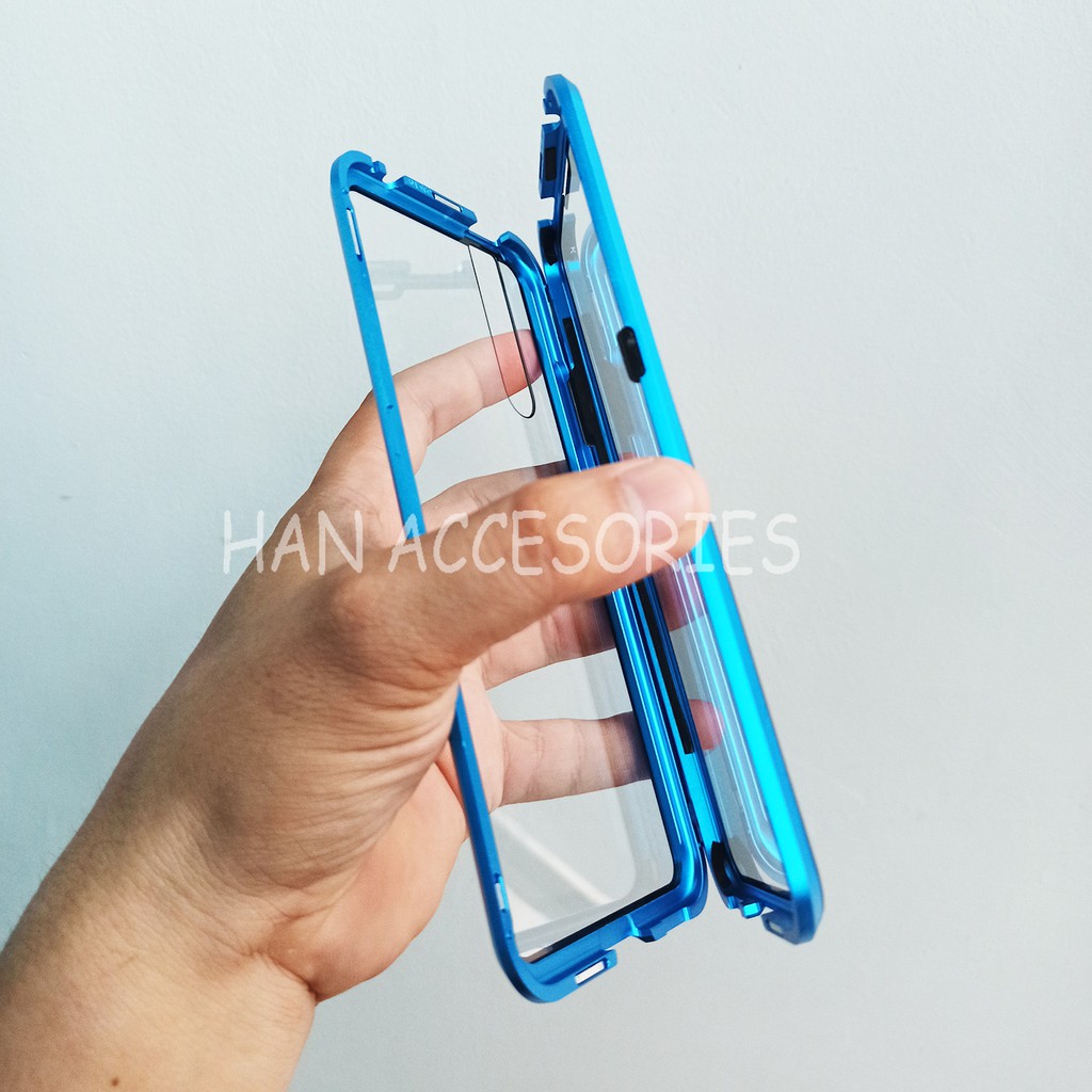 VIVO V15 PRO Case Magnetic 360 FULL GLASS Depan dan Belakang - Full Protection