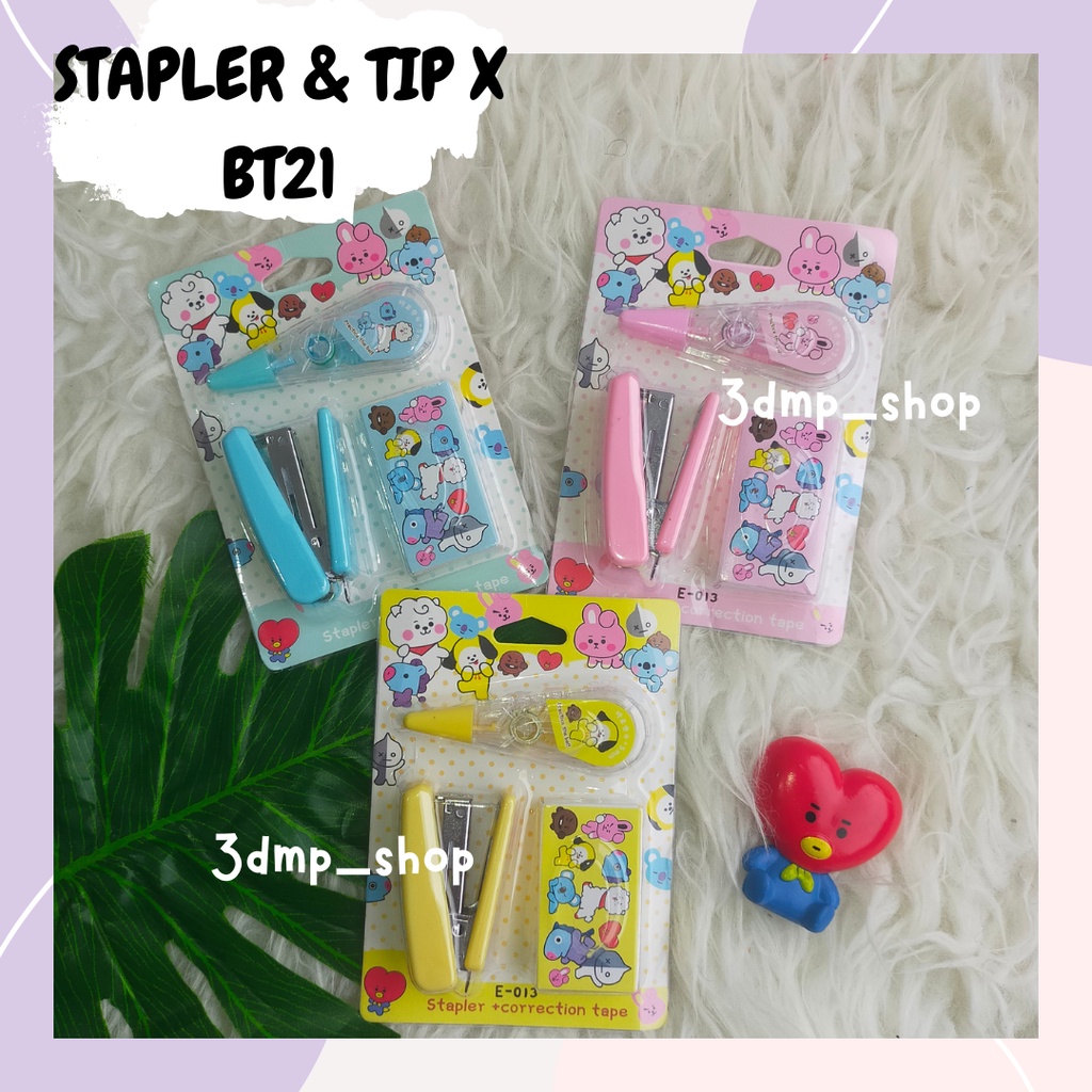 Stepler tip x steples tipex tipx bt21 bts stapler