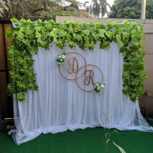 PROMO Sewa Dekorasi Backdrop Lamaran, Akad Nikah, Aqiqah, Ulang Tahun Murah Type A2 | Shopee ...