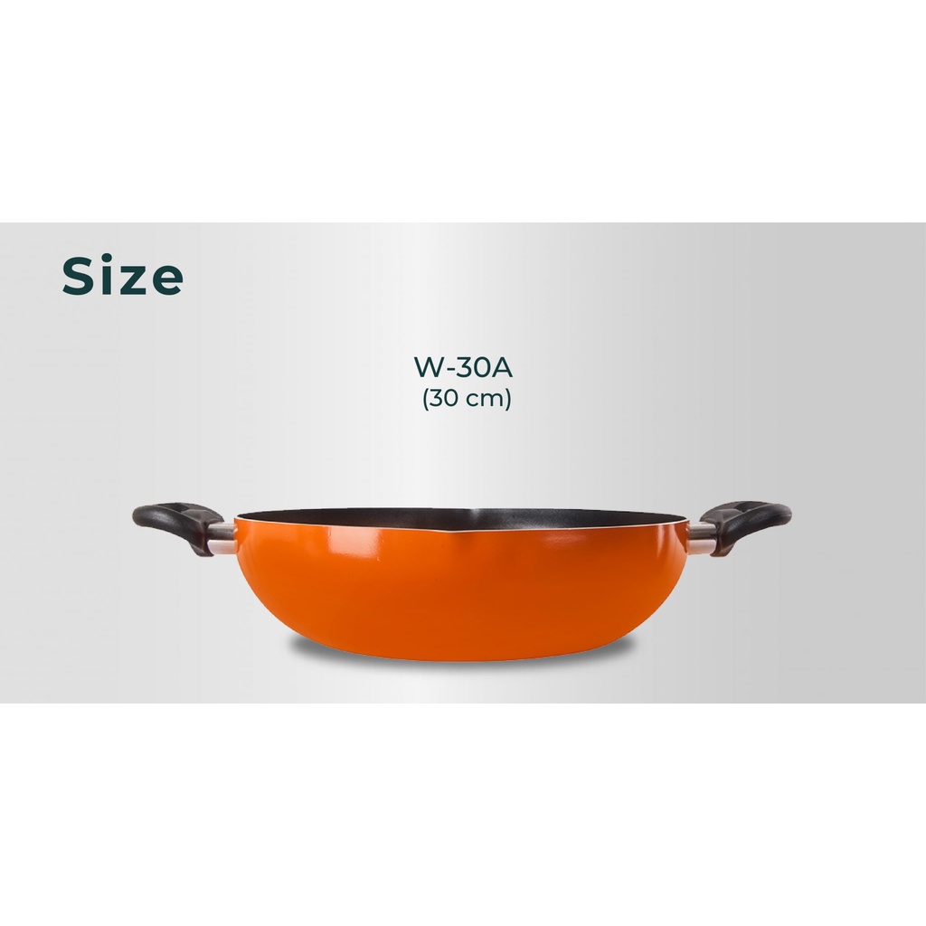 MIYAKO Panci Wok 30 Cm W-30A