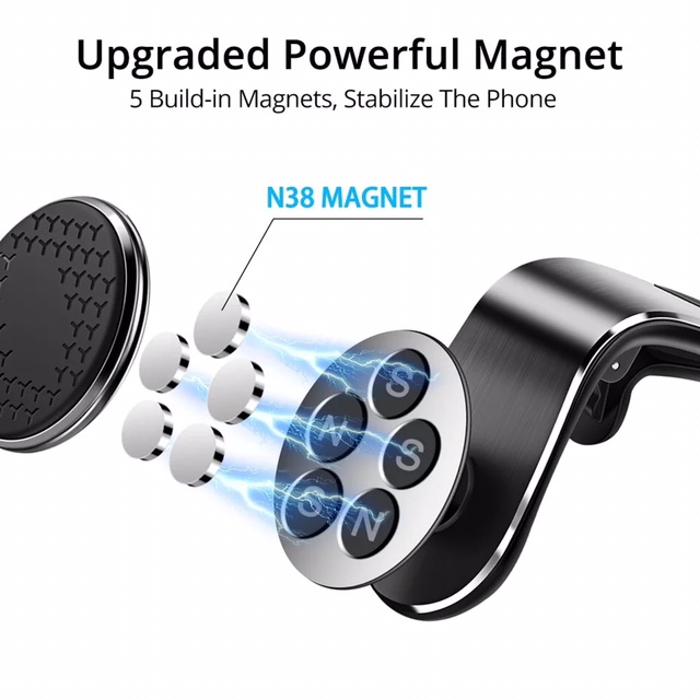 Holder Magnetik Ponsel untuk mobil Universal Air Logam Magnetik