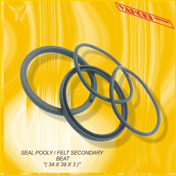 Seal Pooly / Felt Secondary Beat -- ( 34 X 39 X 3 ) --