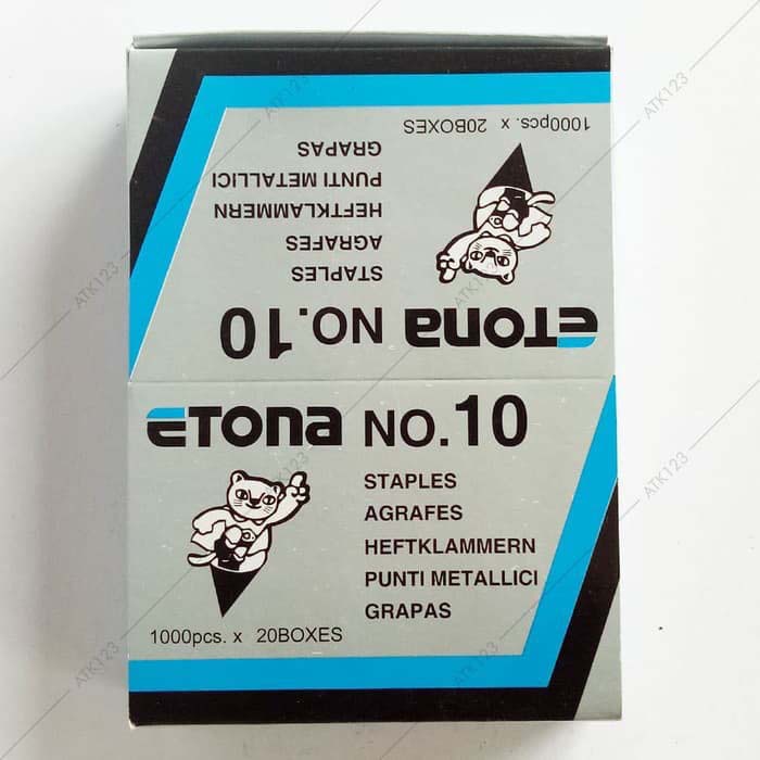 

Isi Staples ETONA no.10 / Isi Steples / isi Stapler / Isi Stepler no10