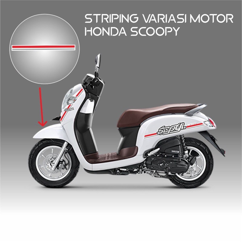 VARIASI STRIPING SCOOPY NEW DESAIN SIMPLE
