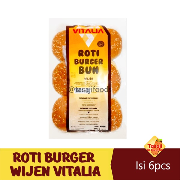 Roti Burger Bun  Wijen Vitalia