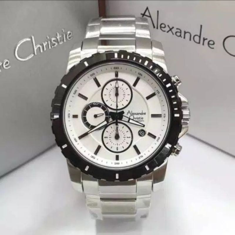 Jam tangan pria Alexander Christie 6141 Ac 6141