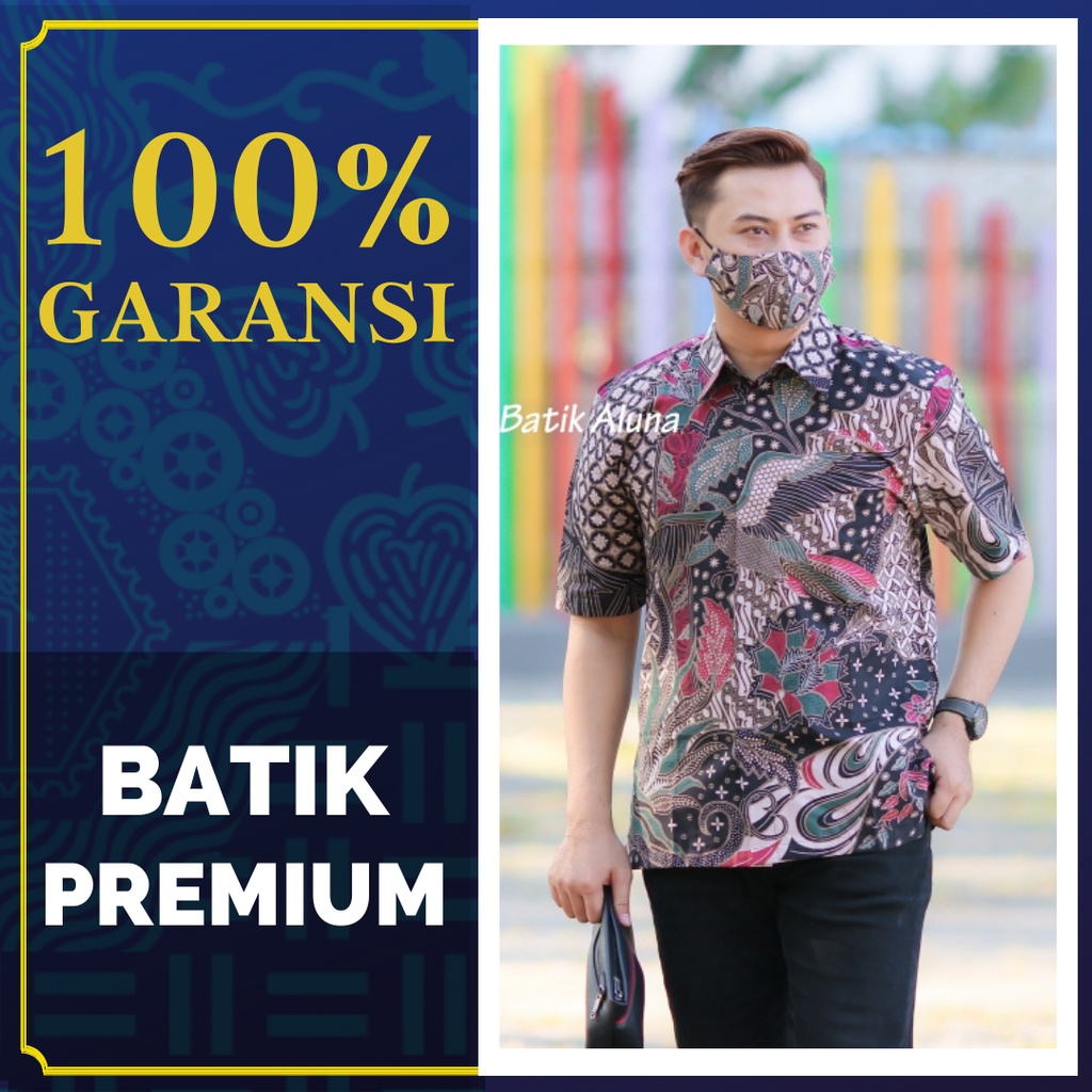 [ NEW MOTIF ] Batik Halus Lengan Pendek Pria Batik Premium Kemeja Batik Pria Lengan Pendek Modern