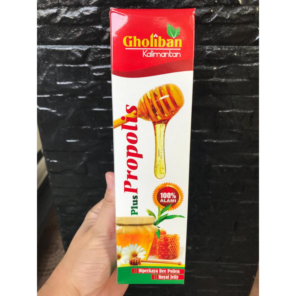 

Madu Kalimantan Plus Propolis Gholiban 500 gr