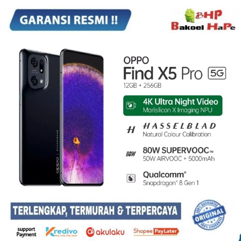 OPPO FIND X5 PRO 5G 12GB/256GB Black