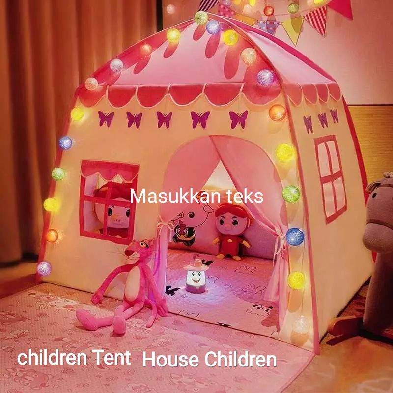 Tenda Anak Bermain Tenda Camping Kids Playhouse Indoor  Ukuran BIG  130x135x120