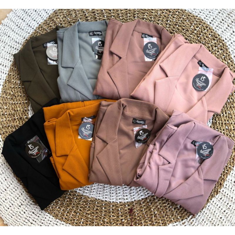 [KHUMAIRA SYAR'I] HEA OUTER SEMI BLAZER MUSLIMAH