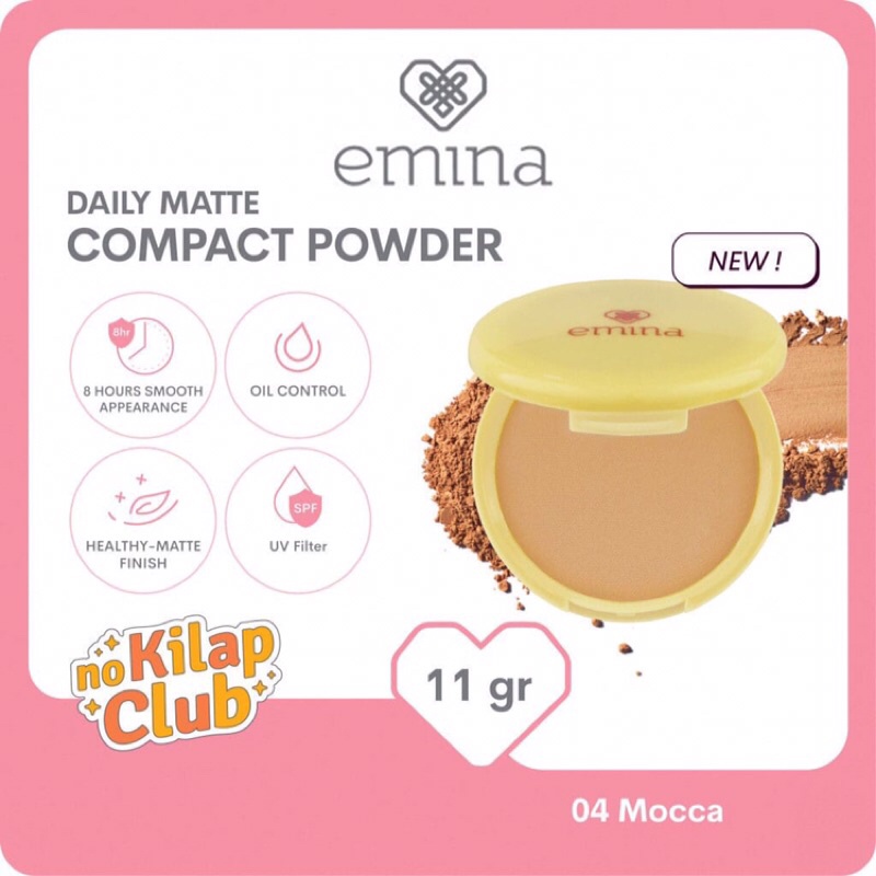 emina daily matte compact powder