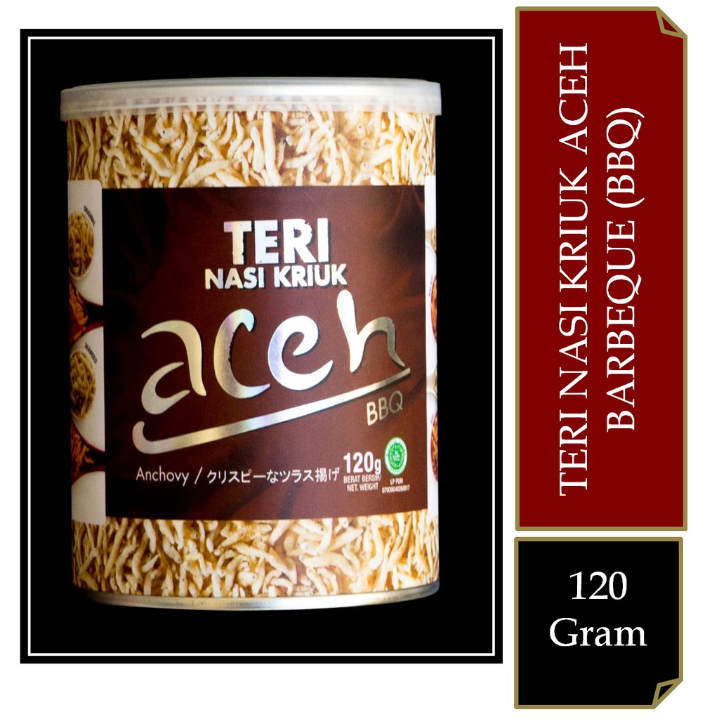 Teri Nasi Aceh Kriuk BBQ 120 gram