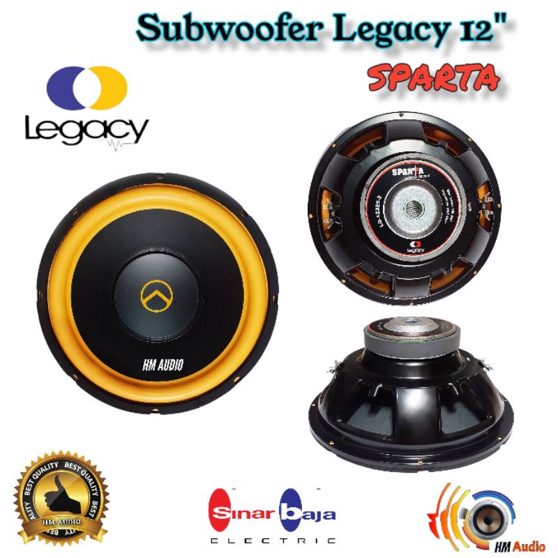 Speaker Legacy 12 inch Sparta original Subwoofer Legacy sparta 12385-2 Doublecoil