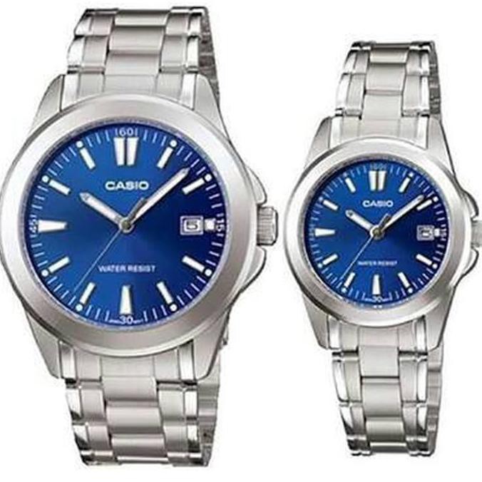 Jam Tangan Rantai Casio Couple Original 1215A-2A2