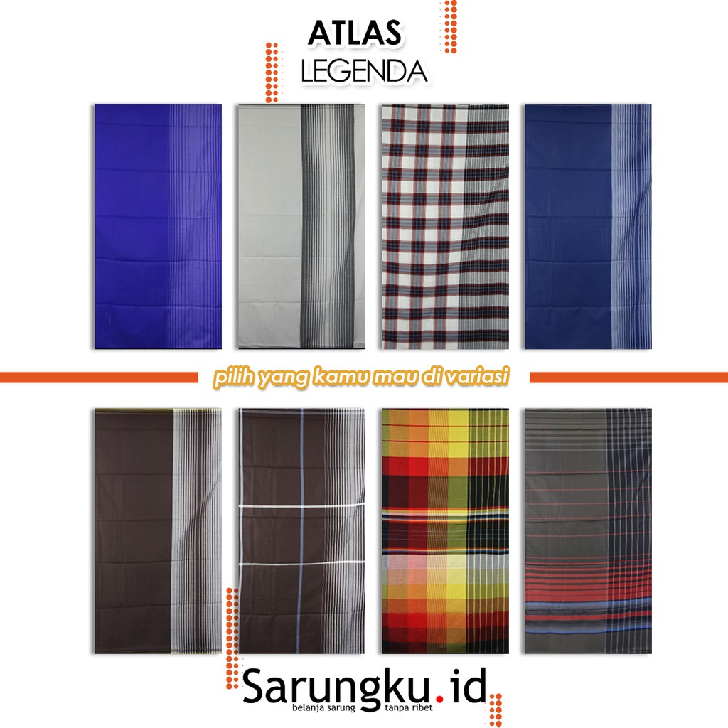 SARUNG ATLAS LEGENDA KOMBINASI