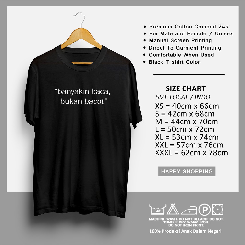 Kaos Kata Banyakin Ngaca Fk01 Xs Xxxl Baju Kata Nasehat Lucu